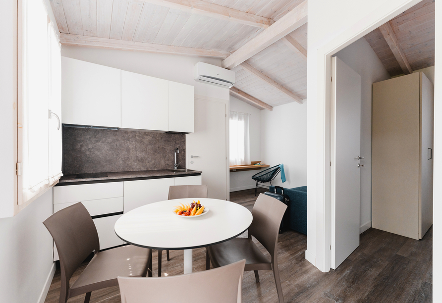 Beispiel eines Wohnbereichs in einem Chalet