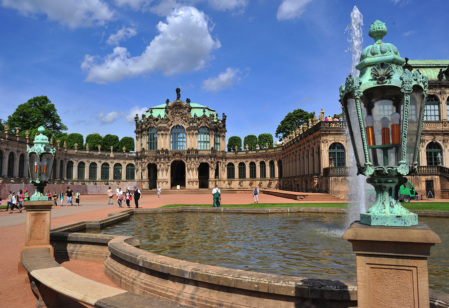 Der Zwinger in Dresden gehört zu den bedeutendsten Bauwerken des Barock in Deutschland.