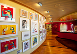 Die Kunstgalerie an Bord von AIDAstella