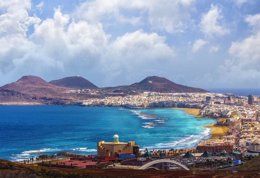 Blick auf Las Palmas de Gran Canaria