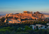 Ein wahres Highlight in Athen ist der Anblick der imposanten Akropolis.