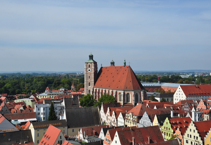 Ingolstadt mit historischer Altstadt und dem Liebfrauenmünster