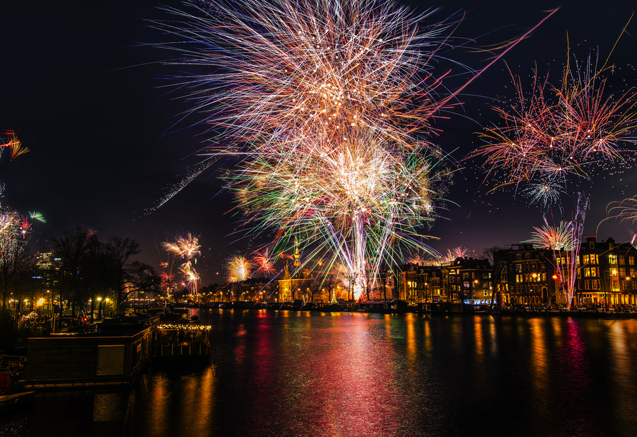 Beginnen Sie das neue Jahr in Amsterdam.