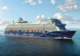 Die komfortable Mein Schiff 1 bringt Sie bequem von einem Ort zum anderen.