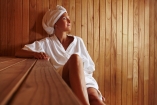 In der Sauna des Hotels finden Sie Ruhe und Entspannung.