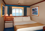 Beispiel einer Außenkabine an Bord der Crown Princess