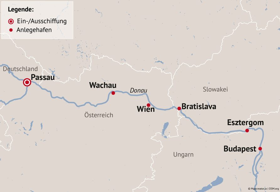 Ihre Reiseroute 2023