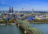 In der Domstadt Köln beginnt und endet Ihre Reise.