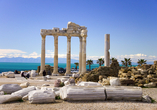 Der Apollon-Tempel ist zu Recht das beliebteste Fotomotiv in Side.