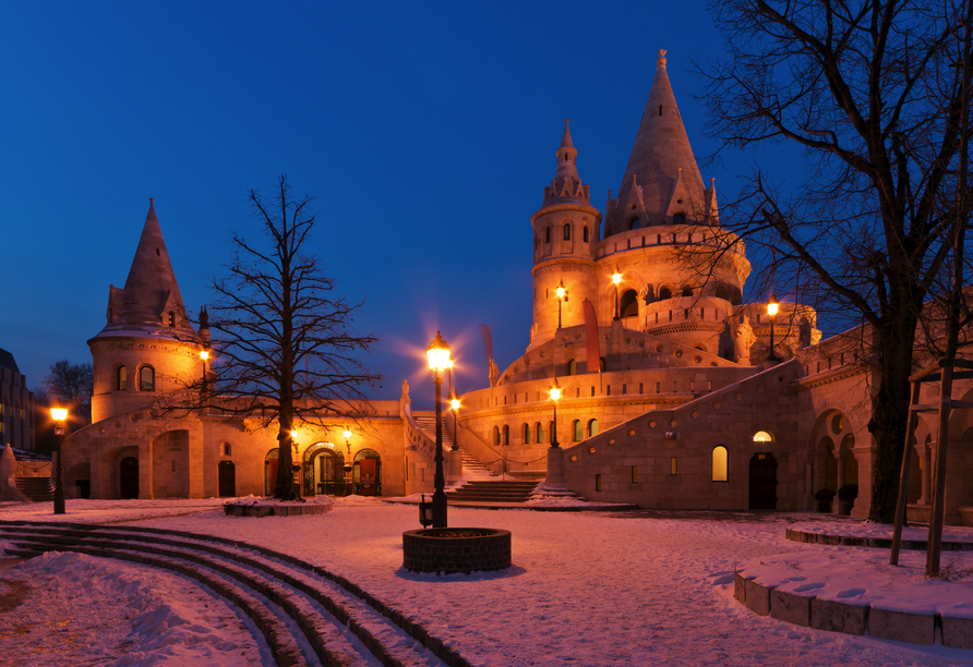Den Heiligabend verbringen Sie im zauberhaften Budapest.