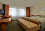 Beispiel eines Doppelzimmers Komfort im Residenz Hotel Oberhausen