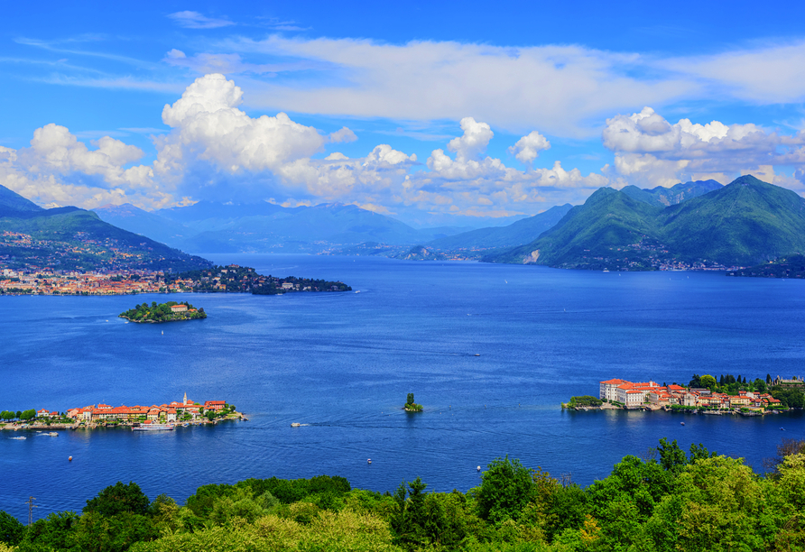 Genießen Sie Ihre Zeit am Lago Maggiore und entdecken Sie die Ortschaften und schönen Plätze rund um den See.