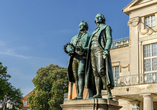 Das Denkmal der Dichter Goethe und Schiller