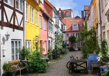 Die Gänge und Höfe verleihen der Lübecker Altstadt ihren besonderen Charakter.