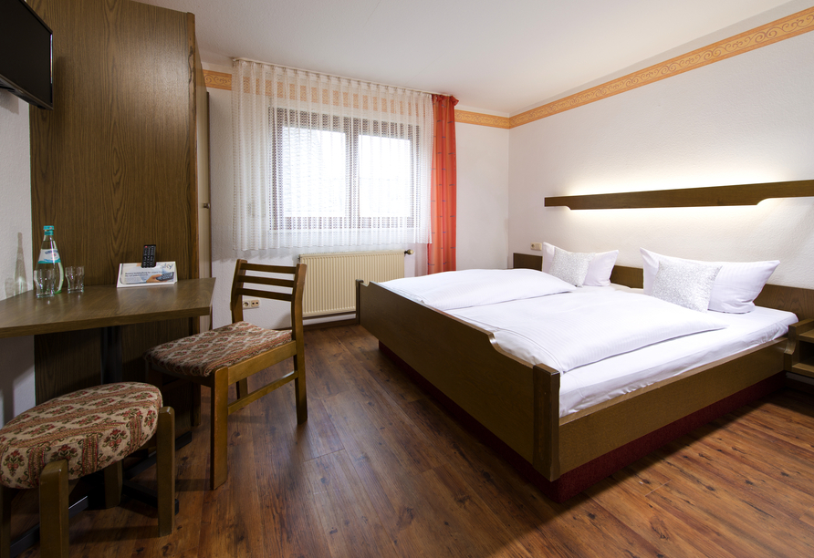 Beispiel eines Doppelzimmers im Hotel Ellenzer Goldbäumchen