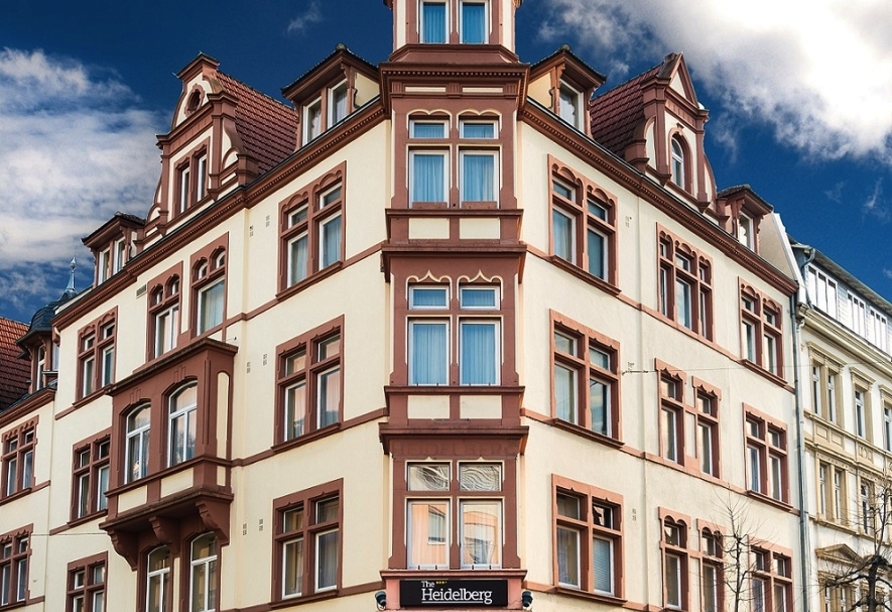 Hier verbringen Sie eine Nacht im zentralen The Heidelberg Exzellenz Hotel.