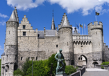 Die imposante Burg Steen in Antwerpen