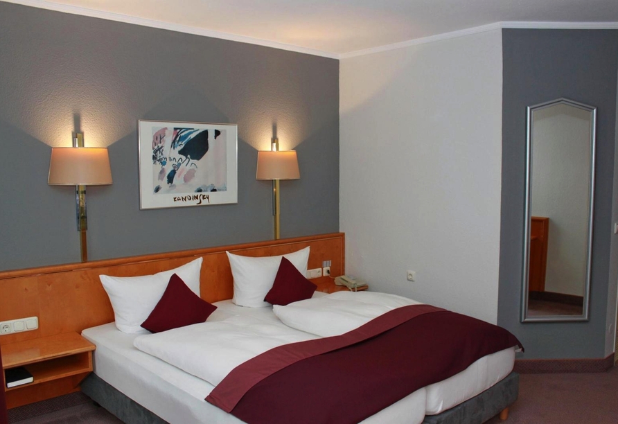Beispiel eines Doppelzimmers Standard im Grunau Hotel