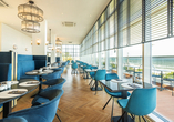 Das Restaurant versorgt Sie mit allem, was Ihr Herz begehrt.