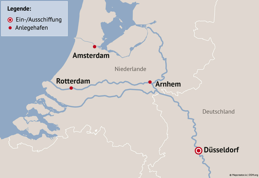 Ihre Reiseroute
