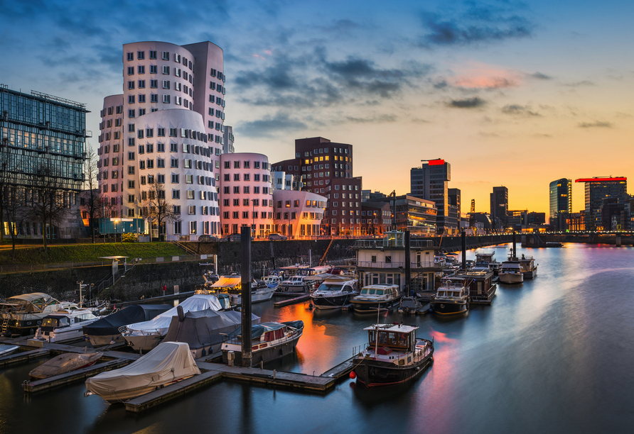 Der Medienhafen in Düsseldorf