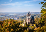 Das beeindruckende Schloss Drachenburg im Siebengebirge – ein märchenhaftes Bauwerk mit einzigartigem Charme.