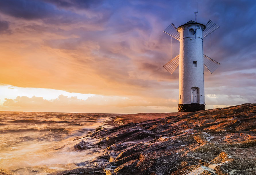 Die Ostsee wird von Leuchttürmen geziert, die ein tolles Fotomotiv darstellen.