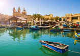 Besuchen Sie auch das Fischerdorf Marsaxlokk auf Malta.