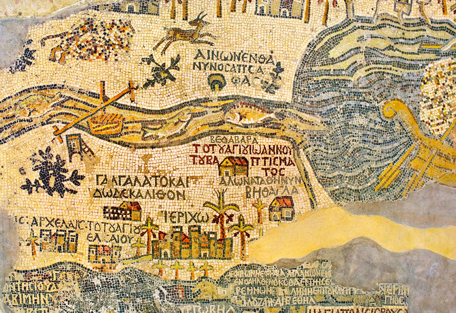 Bestaunen Sie das byzantinische Palästina-Mosaik!