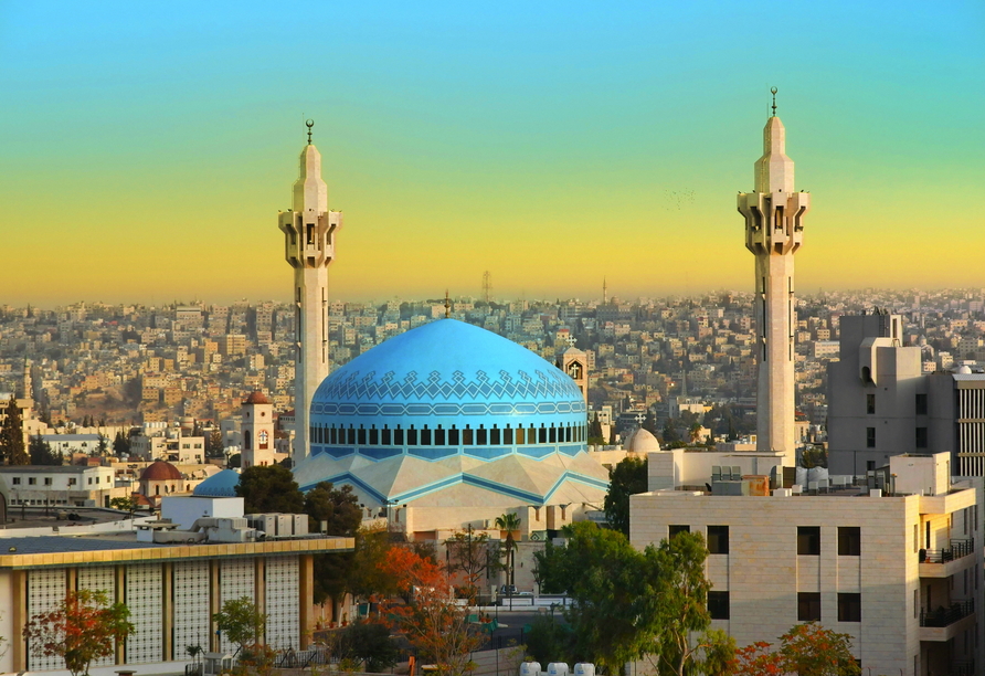 Amman ist die Hauptstadt Jordaniens.