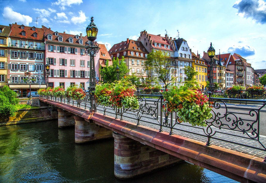 Straßburg überzeugt mit vielen charmanten und bunten Häusern.