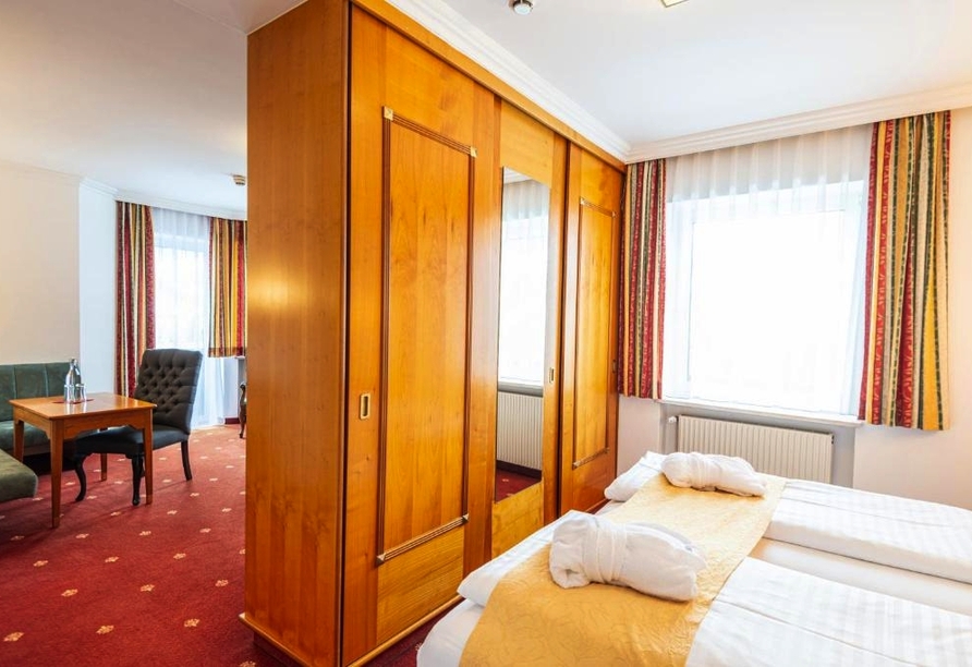 Beispiel einer Junior Suite im Hotel Germania Gastein