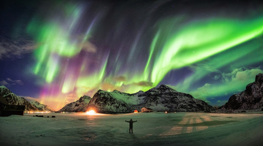 Freuen Sie sich auf dieses fabelhafte Spektakel: Nordlichter in Norwegen.