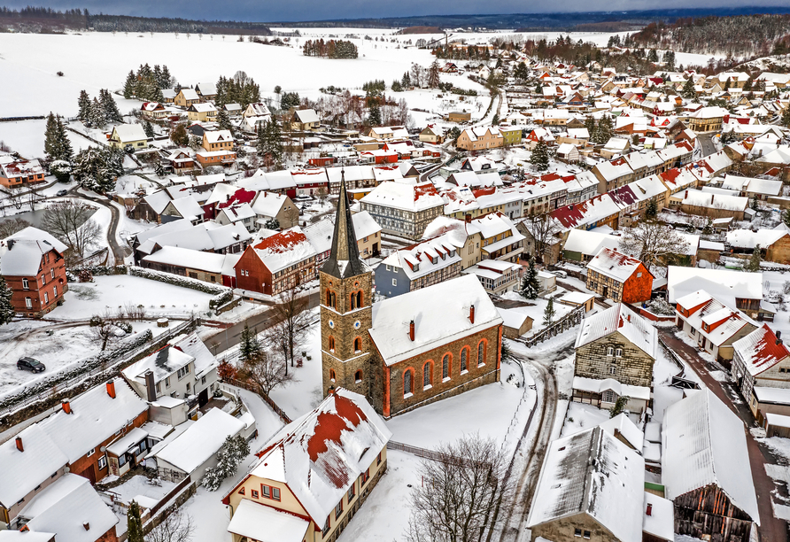 Winterliche Eindrücke in Güntersberge