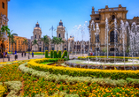 In Lima sehen Sie unter anderem den schönen Plaza de Armas.
