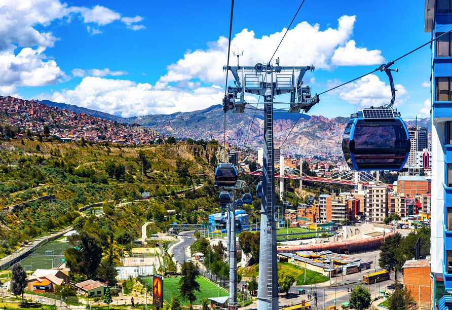La Paz ist die höchstgelegene Verwaltungshauptstadt weltweit.