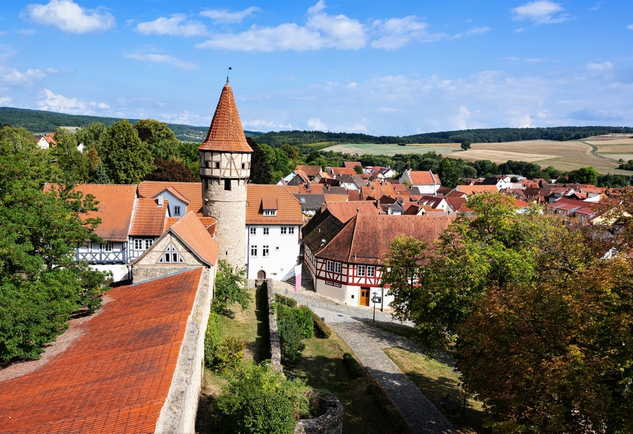 Ihr Urlaubsort: Ostheim vor der Rhön – mittelalterlich und in traumhafter, idyllischer Lage