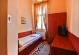 Beispiel eines Einzelzimmers im Hotel Villa Antares