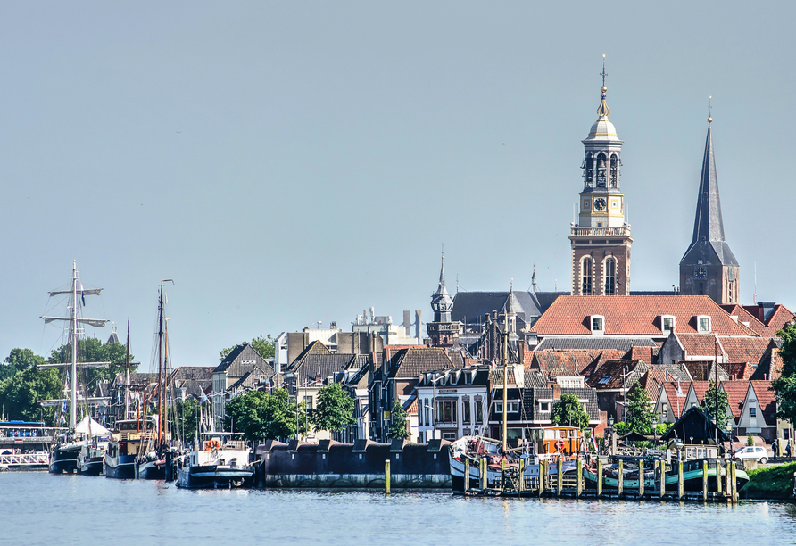Blick auf die Stadt Kampen