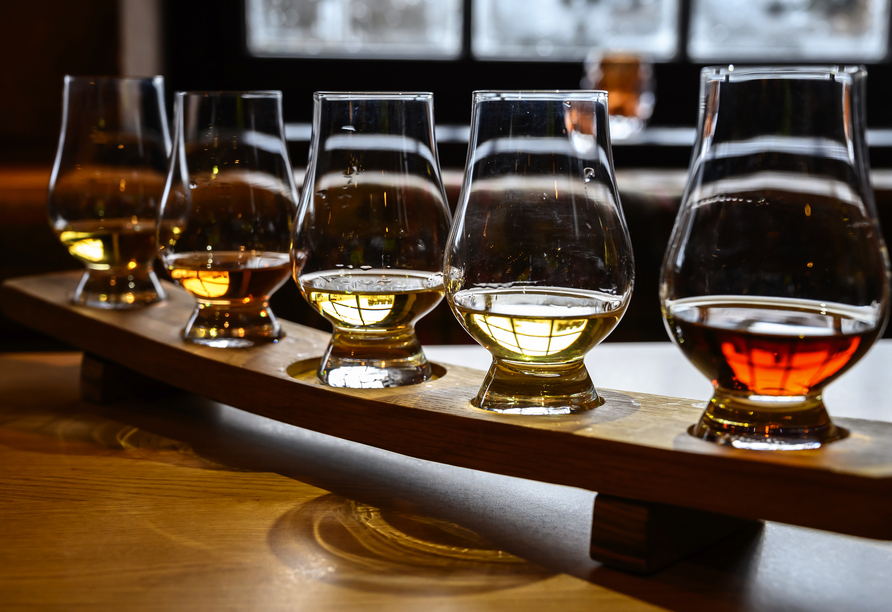 Sie sollten unbedingt die schottischen Hochland-Whiskys probieren – sie gelten unter Experten als die besten der Welt.
