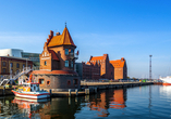 Das Lotsenhaus am Hafen von Stralsund ist ein schönes Fotomotiv.