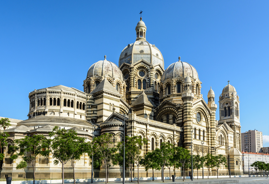 Die Cathédrale de la Major ist Sitz des Erzbischofs von Marseille.