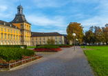 Die Universität in Bonn mit dem angrenzenden Park verleihen der Stadt einen besonderen Charme.