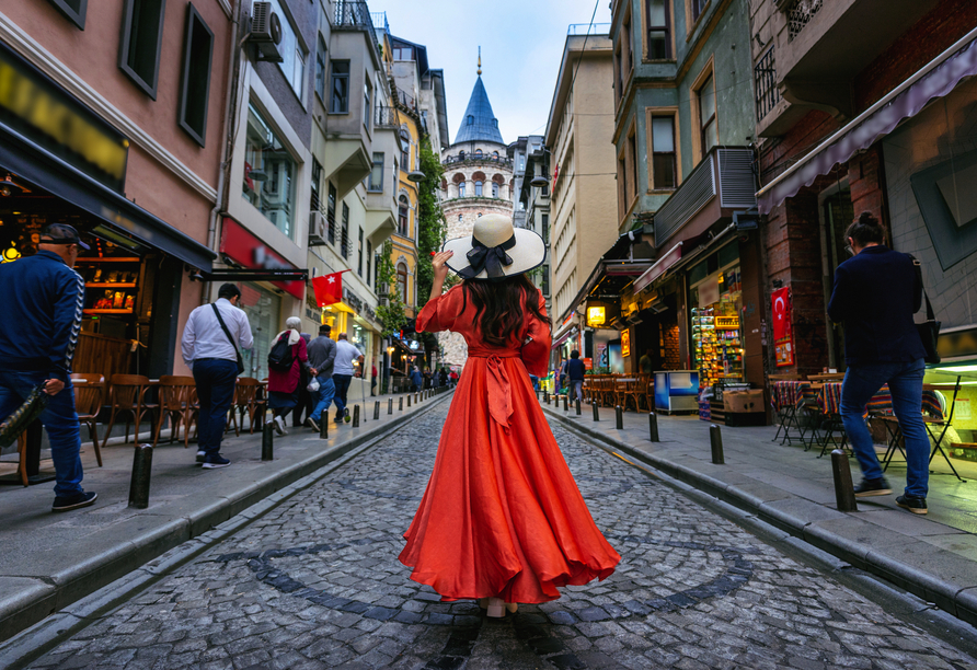 Entdecken Sie die facettenreiche Stadt Istanbul.