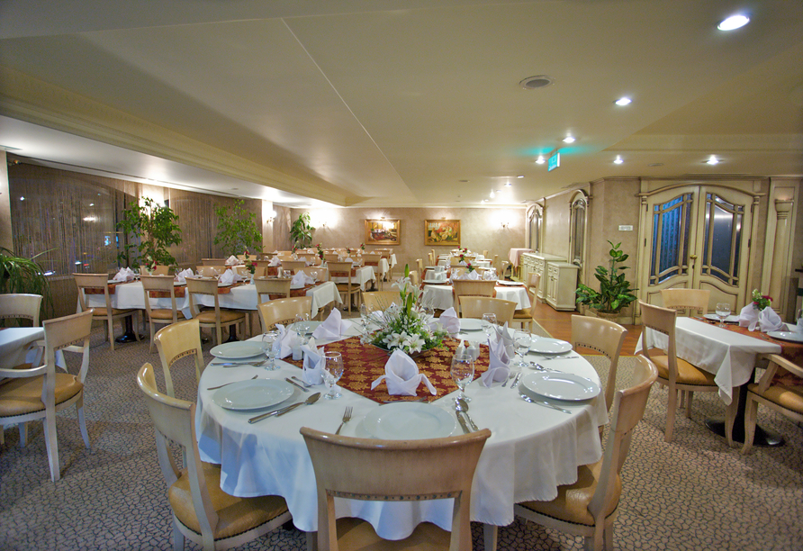 Das Restaurant im Hotel Bulvar Palas