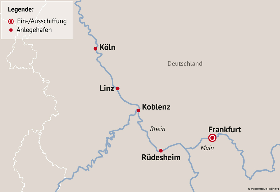 Ihre Reiseroute