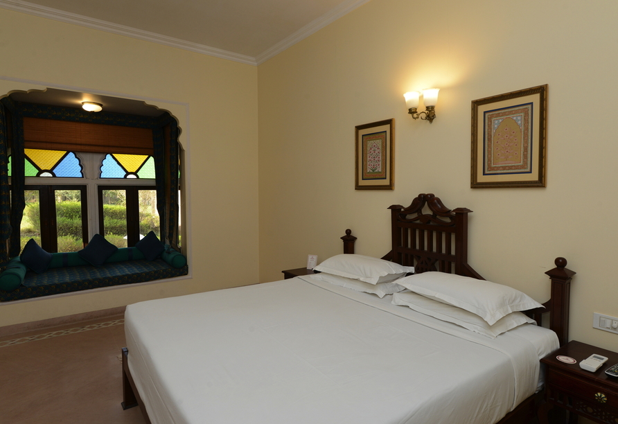 Beispiel eines Doppelzimmers im Hotel Heritage Resort Bikaner