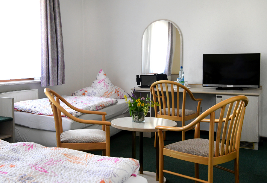 Weiteres Beispiel eines Doppelzimmers im Hotel Im Kräutergarten