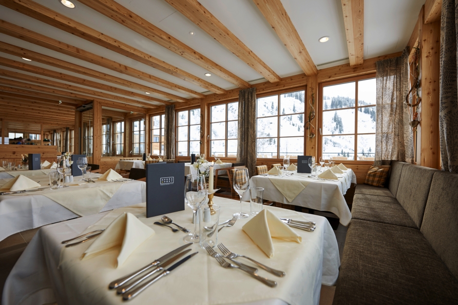Das Restaurant des Apres Post Hotels