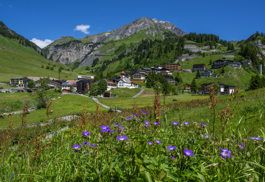 Willkommen in Ihrem idyllischen Urlaubsort Stuben am Arlberg.